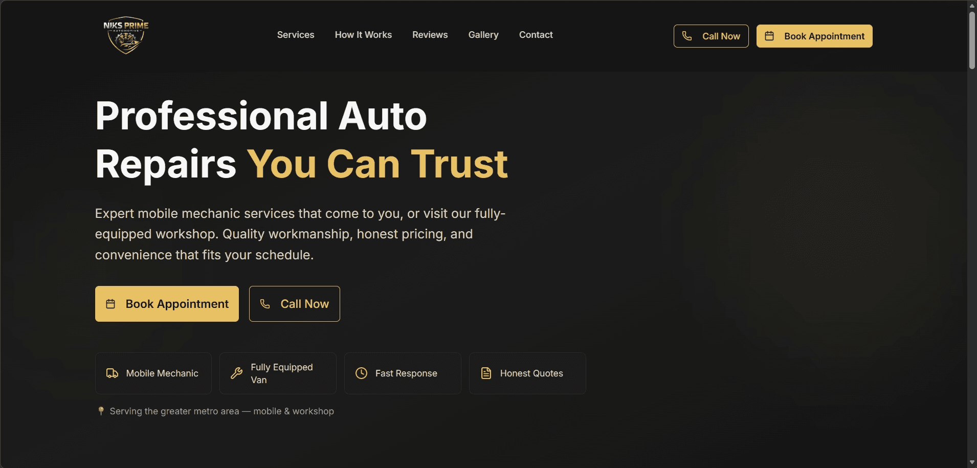 Nik's Automotive screenshot 1